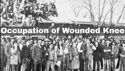 Gruppenbild Occupation Of Wounded Knee