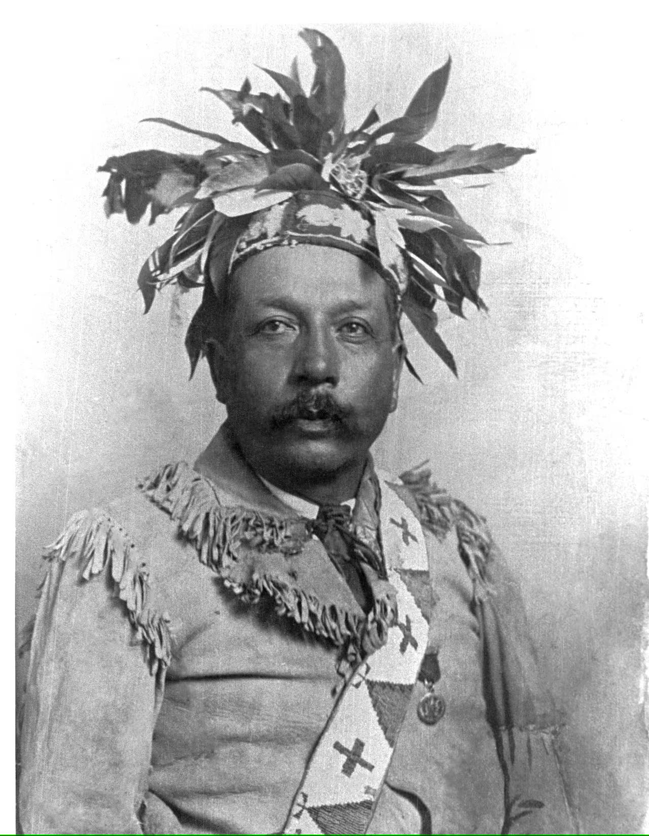 Cayuga Chief Deskaheh (Collection of Cleveland General courtesy of Richard Hill)