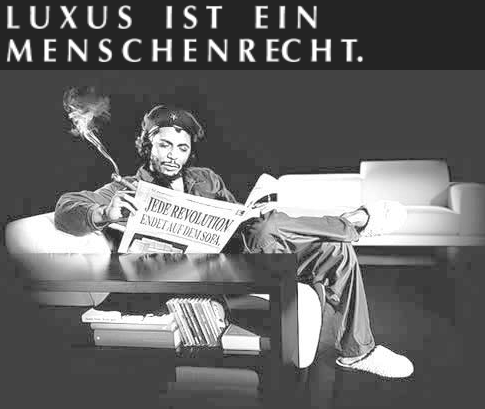 Luxus ist ein Menschenrecht (Poster Who's Perfect)